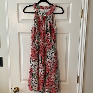 Tommy Hilfiger Pink and Green Floral Dress